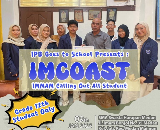 IPB Goes To School "IMCOAST" di SMA Swasta Harapan Medan 09 Januari 2025