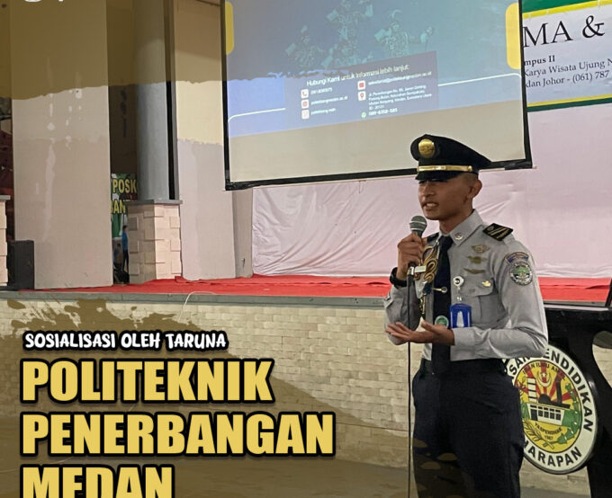 SIPENCATAR POLITEKNIK PENERBANGAN MEDAN di SMA Swasta Harapan Medan 18 Januari 2025